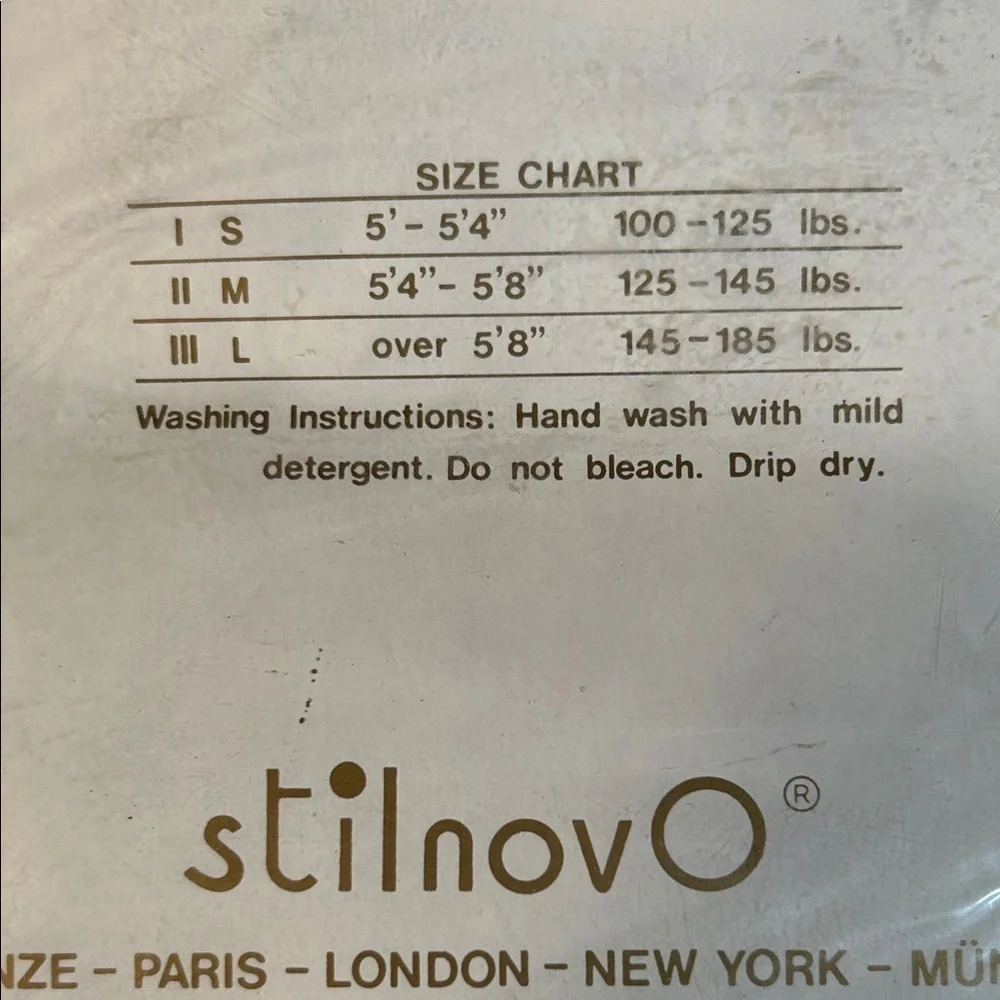 Stilnovo Flash Legs pantyhose Size M Violet Plaid Pattern DeadStock NEW